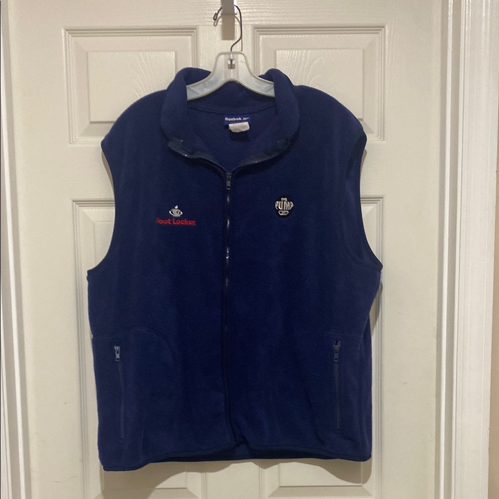 Reebok Navy Fleece Vest